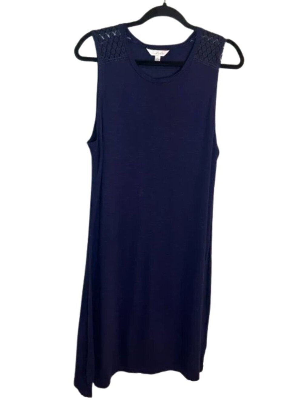 Charming Charlie Women's Sleeveless Dress Navy Blue Size L